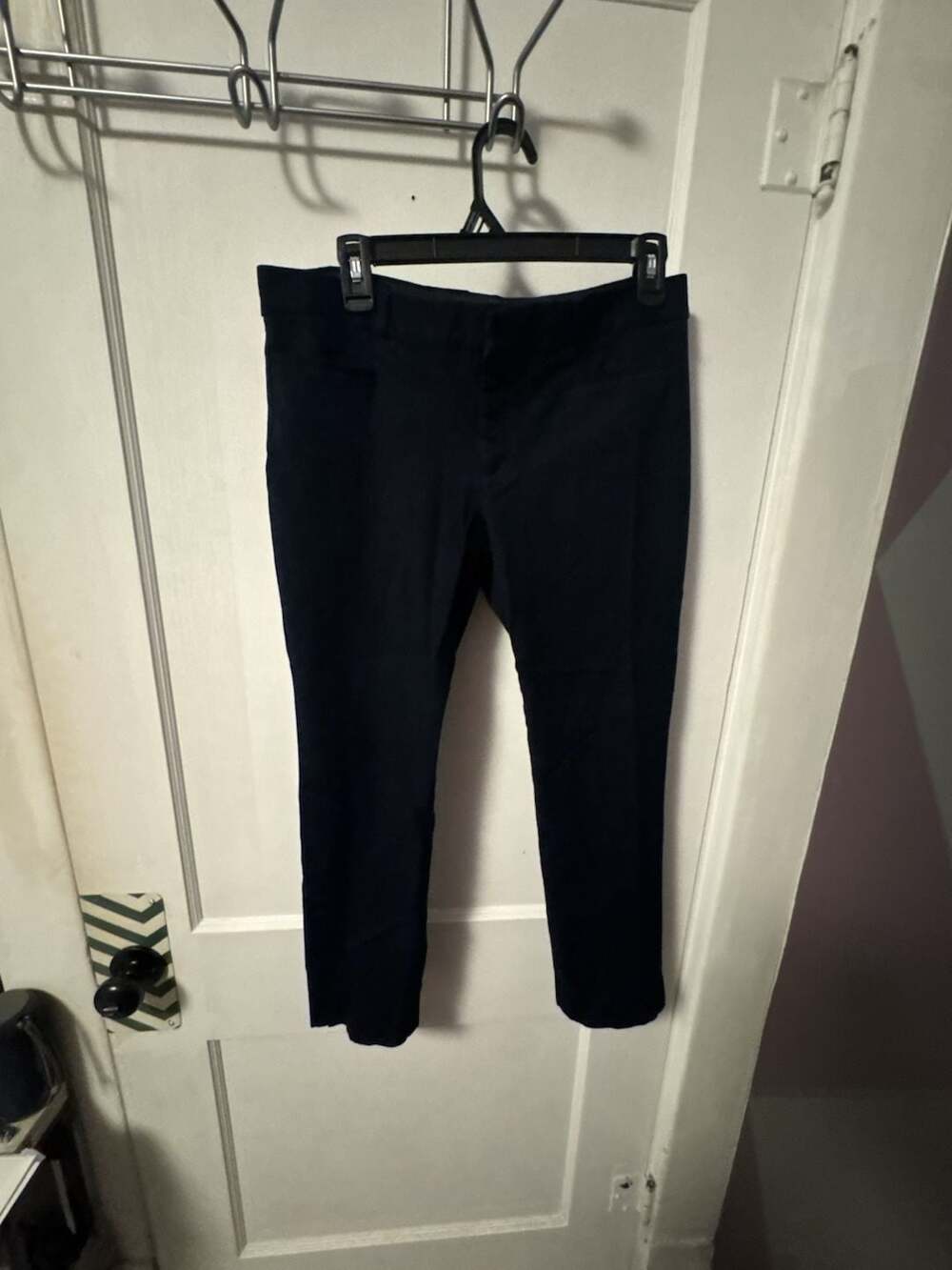 Banana Republic Sloan Fit Navy Blue Ankle Dress Pants Size 8
